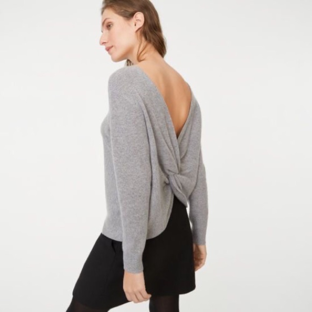 Club Monaco Cashmere Twist tie Sweater